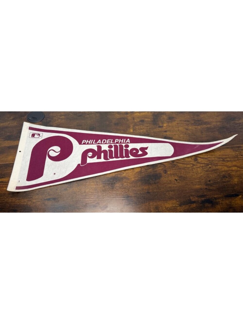 Philadelphia Phillies Vintage MLB Felt Pennant Sports Memorabilia 30 inches